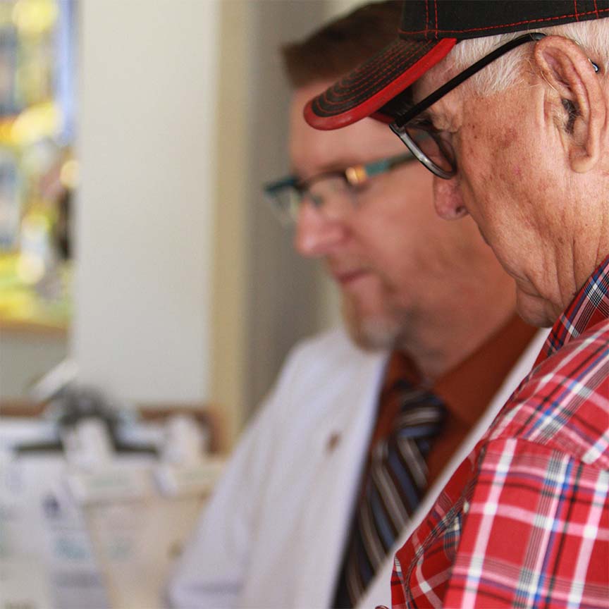 older patient - Sandia Hearing Aids - Hearing Aids in Colorado Springs, CO & Pueblo, CO